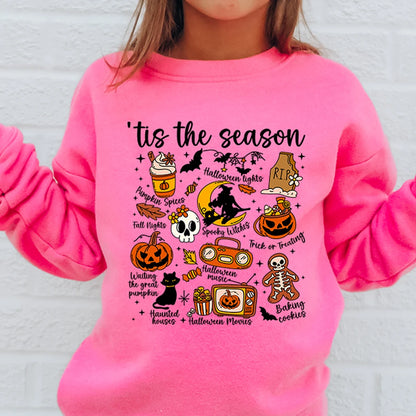 Tis The Season Halloween Crewneck Kids