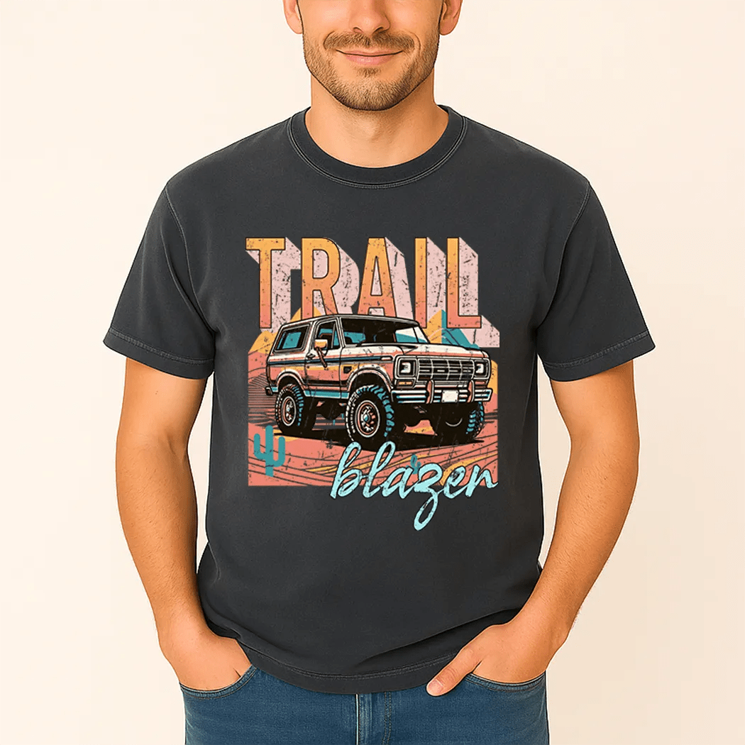 Trail Blazer Graphic Apparel Tee - Talking Too Loud Apparel