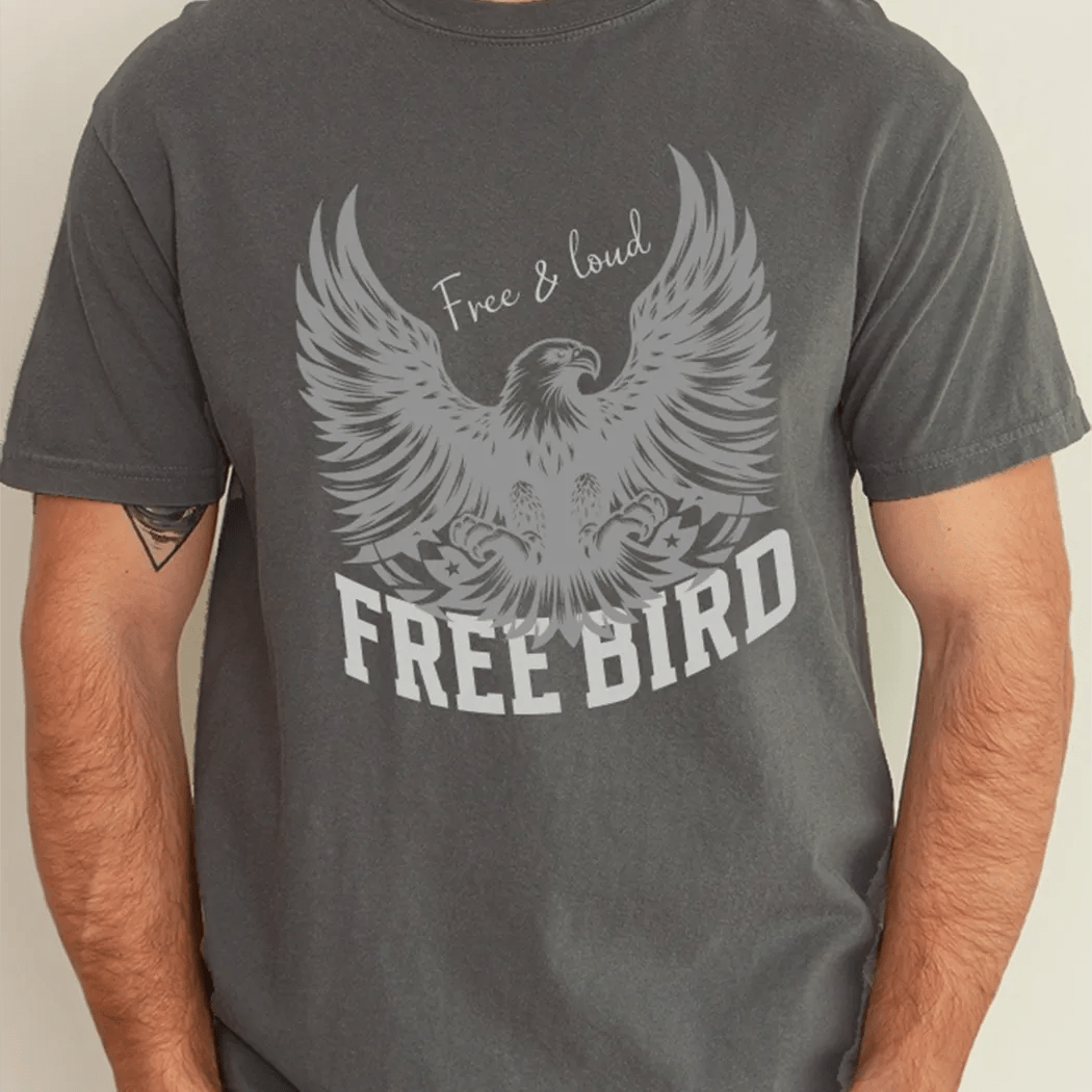 Wild & Free Mens Graphic Tee - Talking Too Loud Apparel