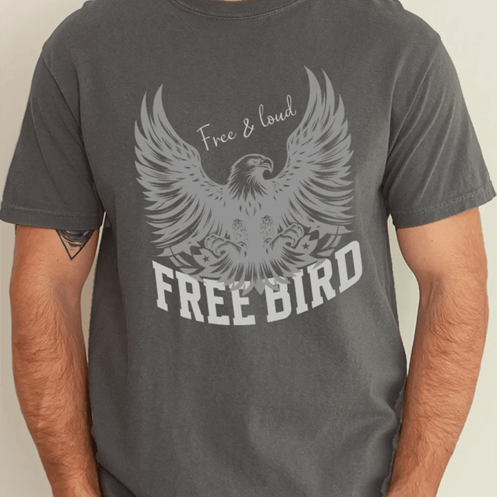 Wild & Free Mens Graphic Tee - Talking Too Loud Apparel
